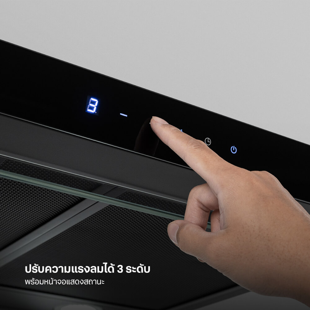 ชุดเซ็ทเครื่องดูดควันแบบมาตรฐาน + เตาฝังอินดักชั่น 2 หัว EVE HF-BK102TOUCH-60 + HB30-2IND294/TC ขนาด 60 ซม.สีดำ